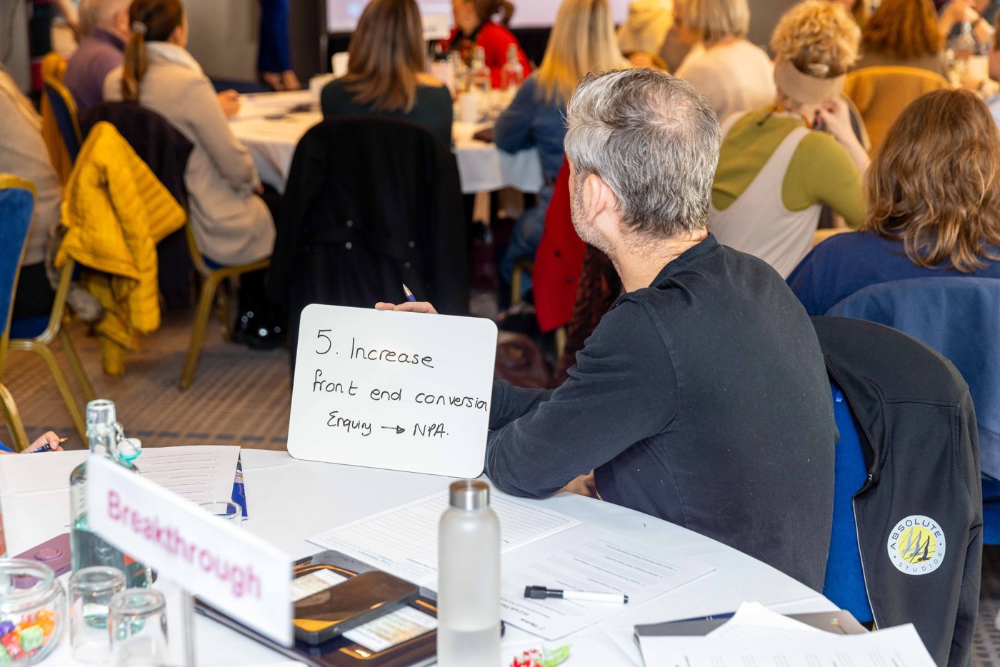 Clinic owners at a Thrive workshop
